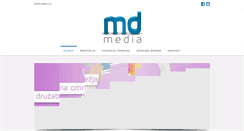 Desktop Screenshot of mdmedia.si