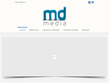 Tablet Screenshot of mdmedia.si